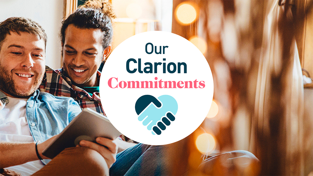 Clarion commitment logo